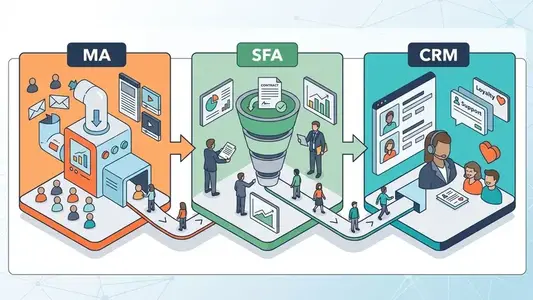 MA・SFA・CRMの違いとは？連携のメリットと手順を徹底解説