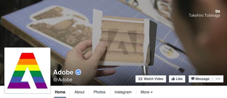 adobe-facebook-page
