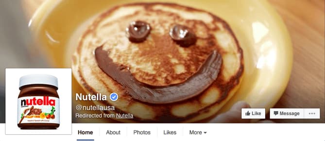 nutella-business-facebook-page