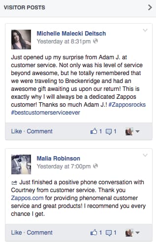 zappos-customer-visitor-posts