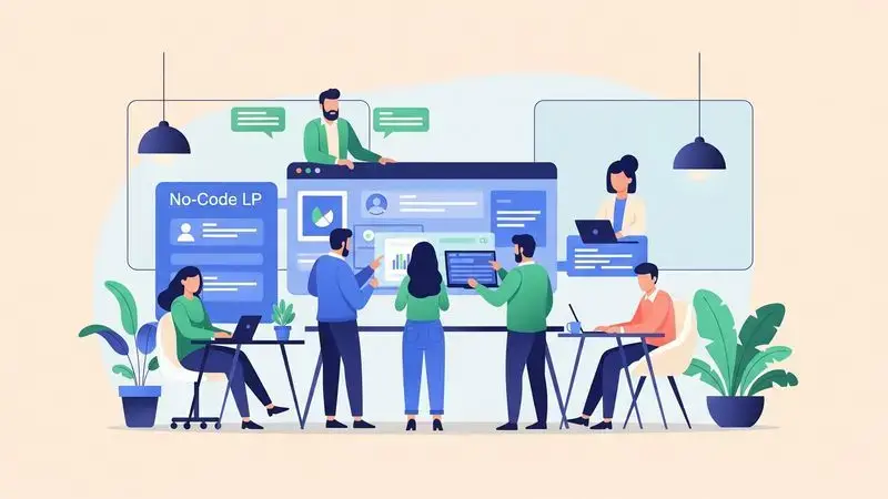 ノーコードでLPが作れるツール7選｜特徴や無料プランの有無を紹介